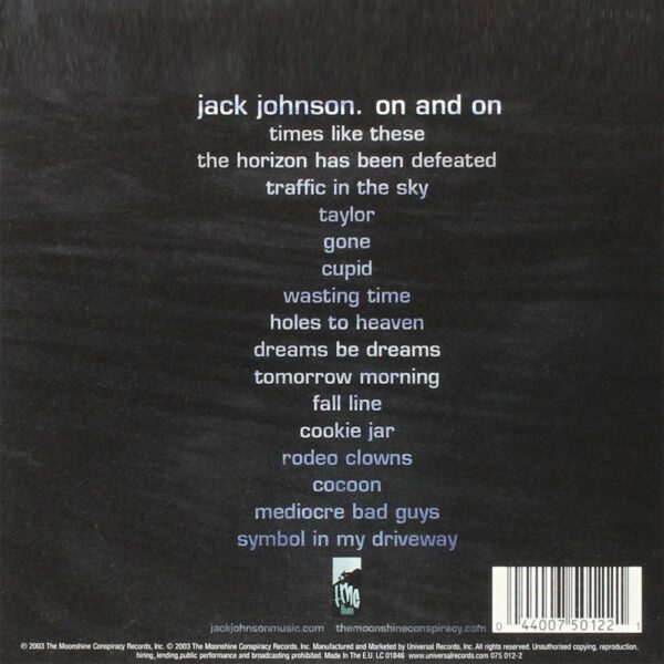 Jack Johnson-On And On Vinyl LP